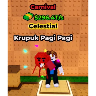 🔥Krupuk Pagi Pagi (🎠Carnival🎠) (296.4T/s) - Kick a Lucky Block🔥