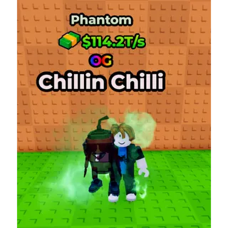 🔥Chillin Chilli (👻Phantom👻) (114.2T/s) - Kick a Lucky Block🔥