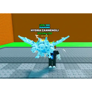 🔥Hydra Cannenoli  |💎Diamond💎| Divine | Level 1000 MAX - Swing Obby For Brainrots🔥