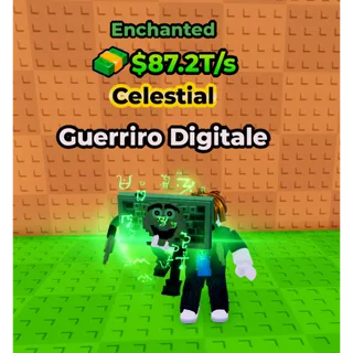 🔥Guerriro Digitale (📟Enchanted📟) (87.2T/s) - Kick a Lucky Block🔥