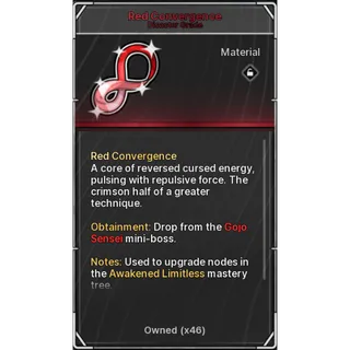 🔥20x Red Convergence - Jujutsu: Zero🔥