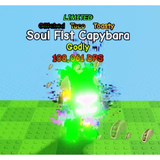 🔥Soul Fist Capybara (108,061 DPS) Limited - Capybaras Vs Plants🔥