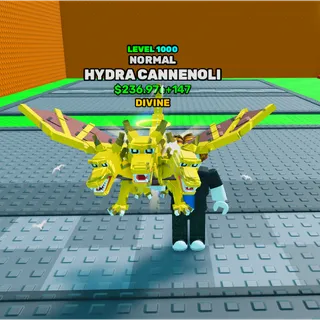 🔥Hydra Cannenoli | Divine | Level 1000 MAX - Swing Obby For Brainrots🔥