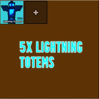🔥5x Lightning Totems - Catch And Tame🔥