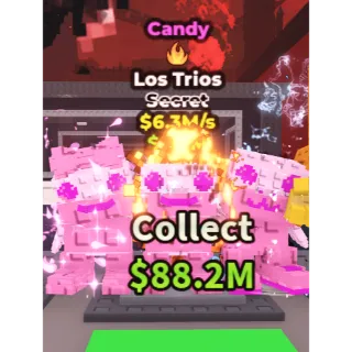 🔥Los Trios (Candy+Fire) [6.3M/s]🔥Cheapest/Instant - Steal a Brainrot