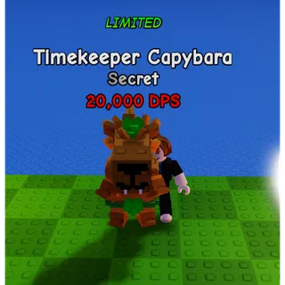 🔥Timekeeper Capybara (1.25x) (20,000 DPS) - Capybaras Vs Plants🔥