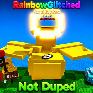 🔥Angel Capybara (Rainbow+Glitched) (590,156 DPS) (Secret) - Capybara Vs Plants🔥