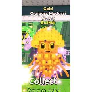 🔥Graipuss Medussi (Gold) [$1.2M/s]🔥Cheapest/Instant - Steal a Brainrot