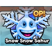 🔥Snow Snow Snow Sahur - Secret🔥Cheapest/Instant - Brainrot Evolution