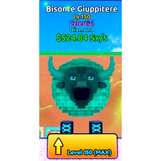 🔥Bisonte Giuppitere Diamond | 524.84Sx/s | Level 150 | Celestial🔥Cheapest/Instant - Escape Tsunami For Brainrots!
