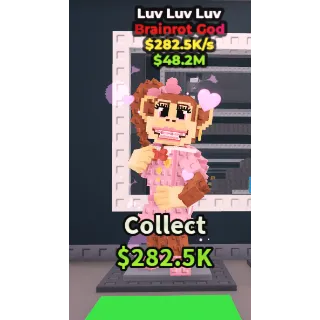 🔥Luv Luv Luv [282.5K/s] - Fuse🔥Cheapest/Instant - Steal a Brainrot