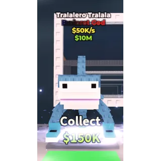 🔥Tralalero Tralala - Rebirth🔥Cheapest/Instant - Steal a Brainrot