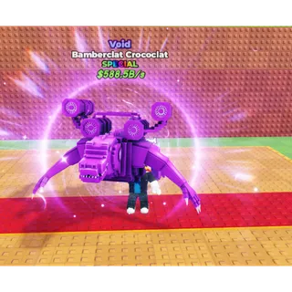 🔥Bomberclat Crococlat (🌀Void🌀) (Fuse) (588.5B/s) - Be a Lucky Block🔥