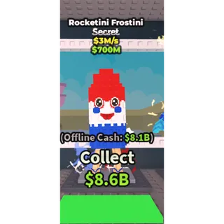 🔥Rocketini Frostini [3M/s] - Steal a Brainrot🔥