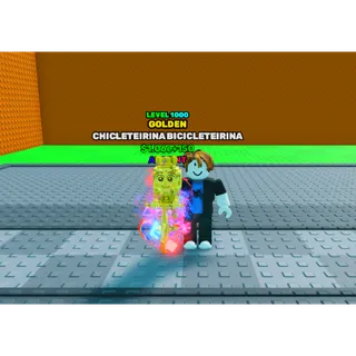 🔥Chicleteirina Bicicleteirina | 🟡Golden🟡 | New Ancient | Level 1000 MAX - Swing Obby For Brainrots🔥