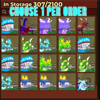 🔥Choose 1 Per Order | Divine Pets | Colossal | Huge | Mutated - Catch And Tame🔥