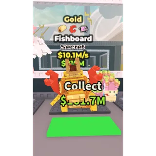 🔥Fishboard (Gold+3 Traits) [10.1M/s]🔥Cheapest/Instant - Steal a Brainrot