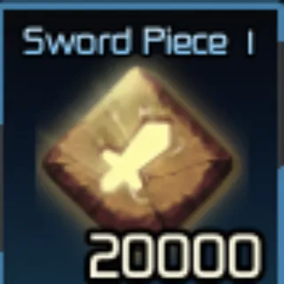 🔥20,000x Sword Piece 1 | Not Duped - Broken Blade🔥