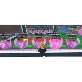 🔥10x Heart Lucky Blocks🔥Cheapest/Instant - Steal a Brainrot