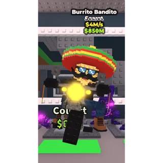 🔥Burrito Bandito [4M/s]🔥Cheapest/Instant - Steal a Brainrot