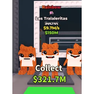 🔥Las Tralaleritas (Rainbow+Nyan) [9.7M/s]🔥Cheapest/Instant - Steal a Brainrot