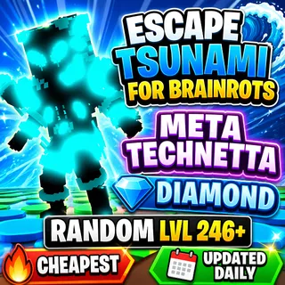 🔥Meta Technetta (Infinity) (Diamond) (Random LVL 246+) - Escape Tsunami For Brainrots!🔥