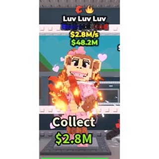 🔥Luv Luv Luv (Bloodrot+Fire) [2.8M/s] - Fuse🔥Cheapest/Instant - Steal a Brainrot