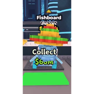 🔥Fishboard (Sombrero) [4.1M/s] - Steal a Brainrot🔥