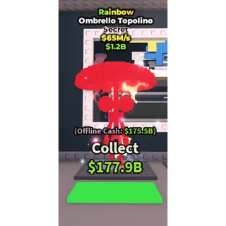 🔥Ombrello Topolino (Rainbow) [65M/s] - Steal a Brainrot🔥