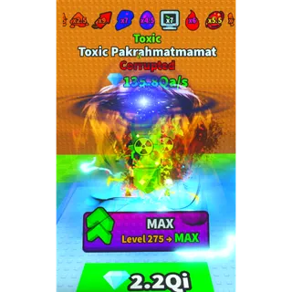 🔥Toxic Pakrahmatmamat | 💎135.8QA/s | Corrupted | 9 Traits - Shrink For Brainrots🔥