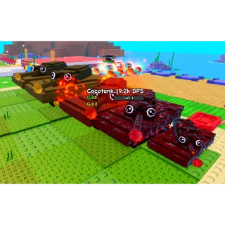 🔥5x Mutated Cocotanks Ruby-Gold-Scorched (1.3kg-4.8kg)🔥Cheapest/Instant - Plants vs Brainrots