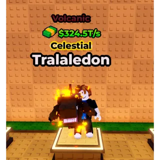 🔥2x Tralaledon (🌋Volcanic🌋) (324.5T/s) - Kick a Lucky Block🔥