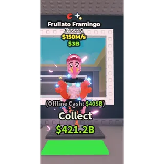 🔥Frullato Framingo (2 Traits) [150M/s] - Steal a Brainrot🔥