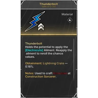 🔥1x Thunderbolt - Jujutsu: Zero🔥