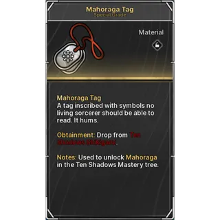 🔥79 Mahoraga Tags+7 Wheel Fragment - Jujutsu: Zero🔥