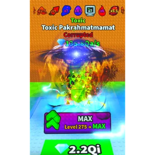 🔥Toxic Pakrahmatmamat | 💎135.8QA/s | Corrupted | 9 Traits - Shrink For Brainrots🔥