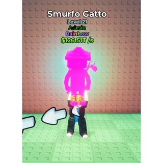 🔥Smurfo Gatto | Admin Rainbow | 126.51T/s - Be Flash For Brainrots🔥