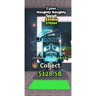 🔥Naughty Naughty (Cyber) [33M/s]🔥Cheapest/Instant - Steal a Brainrot