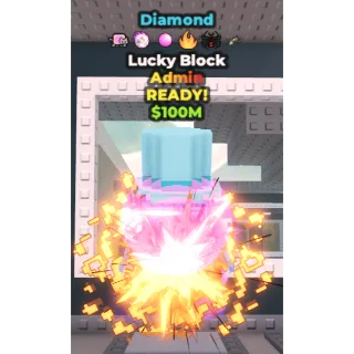 🔥Lucky Block Admin (Diamond+6 Traits)🔥Cheapest/Instant - Steal a Brainrot