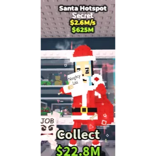 🔥Santa Hotspot [2.6M/s]🔥Cheapest/Instant - Steal a Brainrot