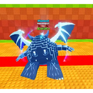 🔥Demonic Malamevil (0.9%) (Diamond) (245.2B/s) (LVL 50 MAX) - Be a Lucky Block🔥