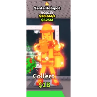 🔥Santa Hotspot (Lava+Fire) [28.6M/s]🔥Cheapest/Instant - Steal a Brainrot