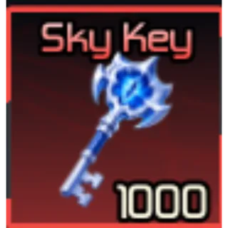 🔥1000x Sky Key | Not Duped - Broken Blade🔥