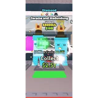 🔥Garama and Madundung (Diamond+4 Traits) [800M/s]🔥Cheapest/Instant - Steal a Brainrot