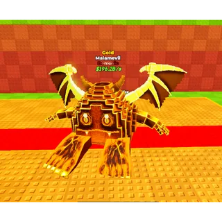 🔥Demonic Malamevil (0.9%) (Gold) (196.2B/s) (LVL 50 MAX) - Be a Lucky Block🔥