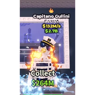 🔥Capitano Gullini (Fire) [132M/s] - Steal a Brainrot🔥