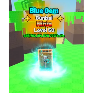 🔥Ninja Gunbai (Blue Gem) (15 Digits) Best in game - My Knife Farm🔥
