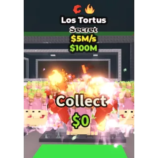 🔥Los Tortus (Bloodrot+Fire) [5M/s]🔥Cheapest/Instant - Steal a Brainrot