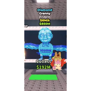 🔥Granny (Diamond) [6M/s]🔥Cheapest/Instant - Steal a Brainrot
