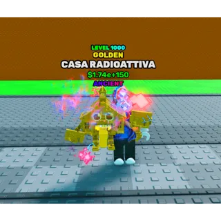 🔥Casa Radioattiva | New Ancient | Golden | Level 1000 MAX - Swing Obby For Brainrots🔥